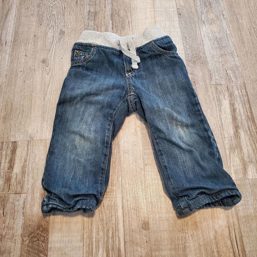 𝅺Crazy 8 18 to 24 month lined jeans